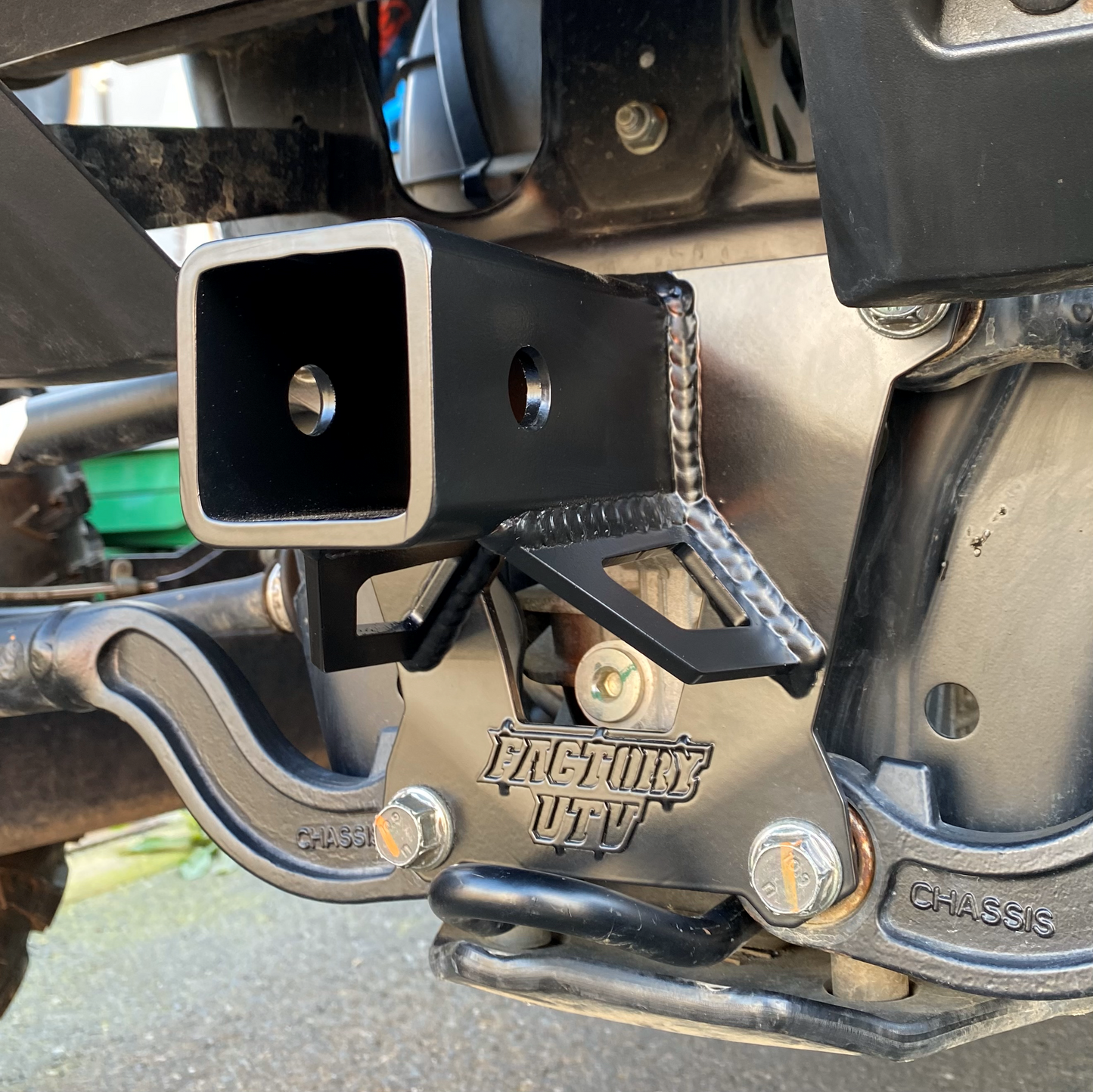 Polaris RZR XP Turbo S Rear Hitch Receiver - Factory UTV