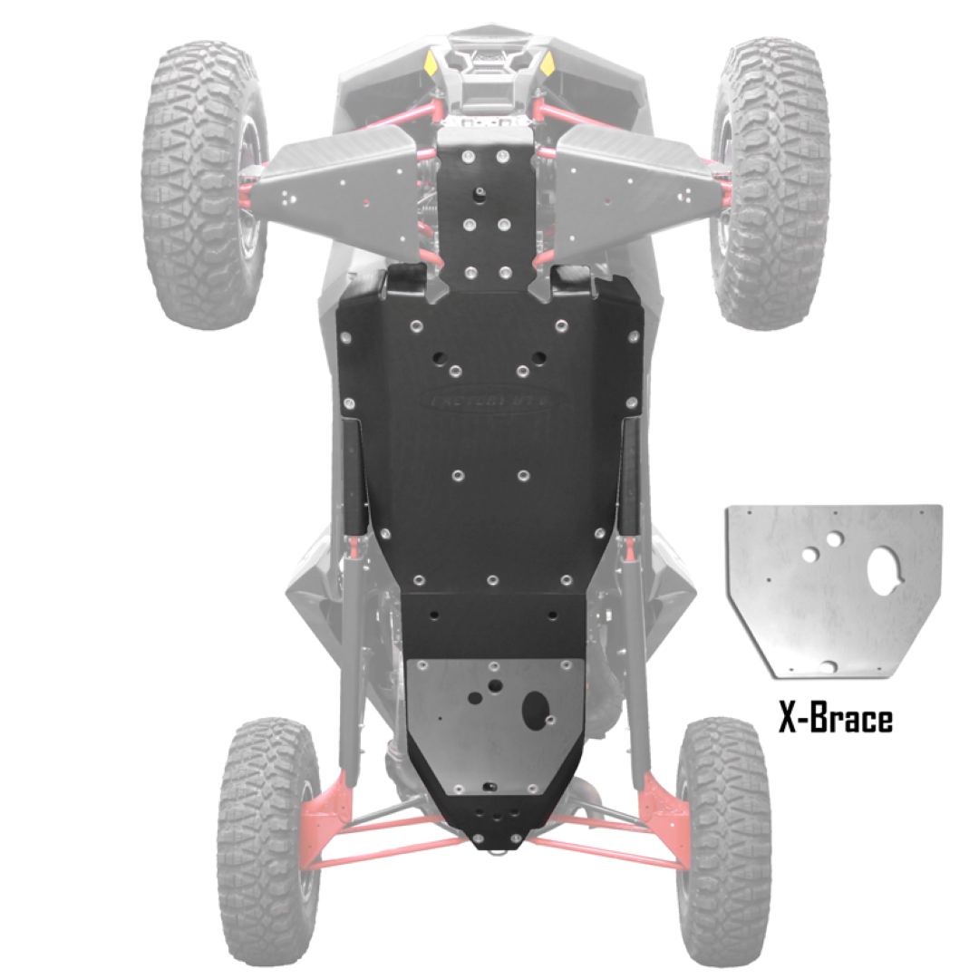 Polaris RZR RS1 UHMW Skid Plate - Factory UTV