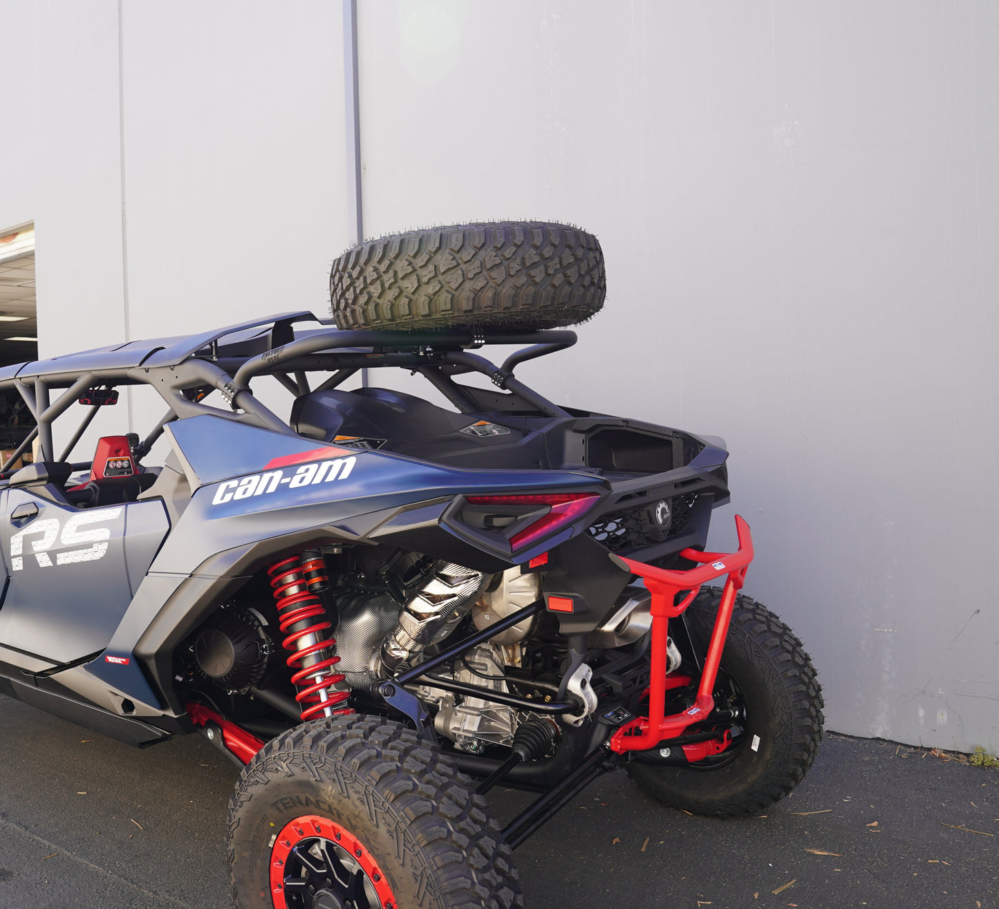 Can-Am Maverick R Max Above The Roof Dual Clamp Spare Tire Mount