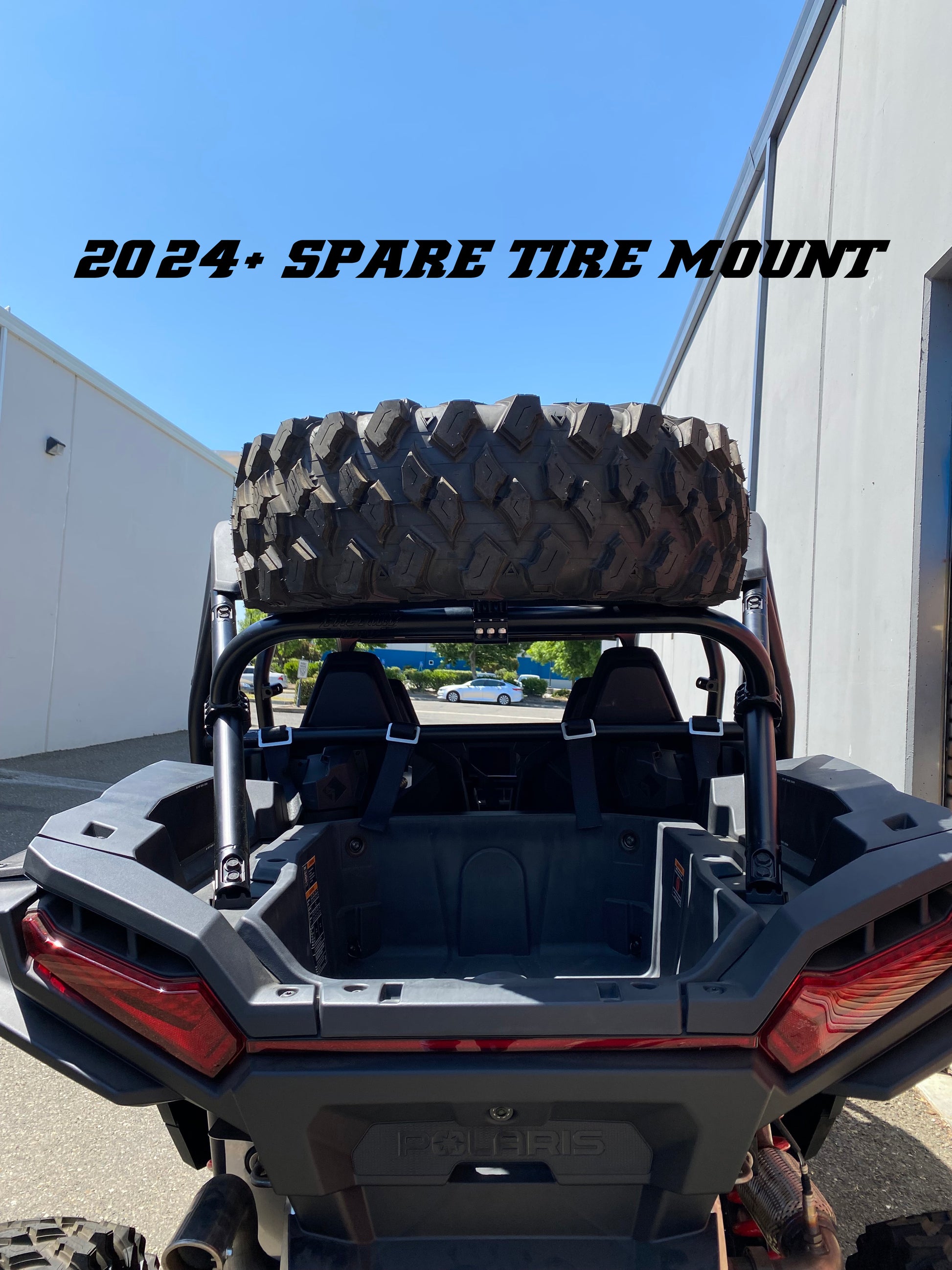 Polaris RZR XP Dual Clamp Spare Tire Mount - Factory UTV