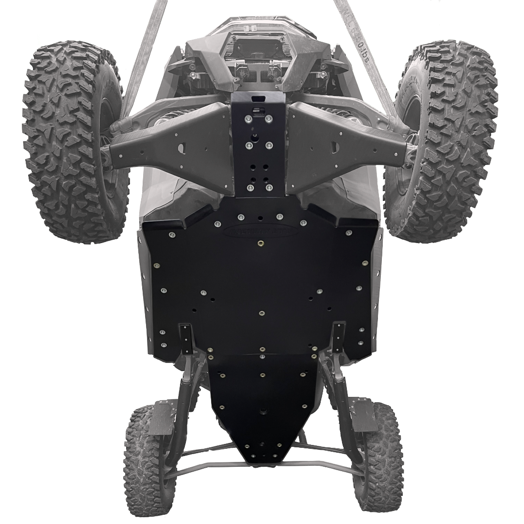 Polaris RZR Turbo R UHMW Skid Plate - Factory UTV