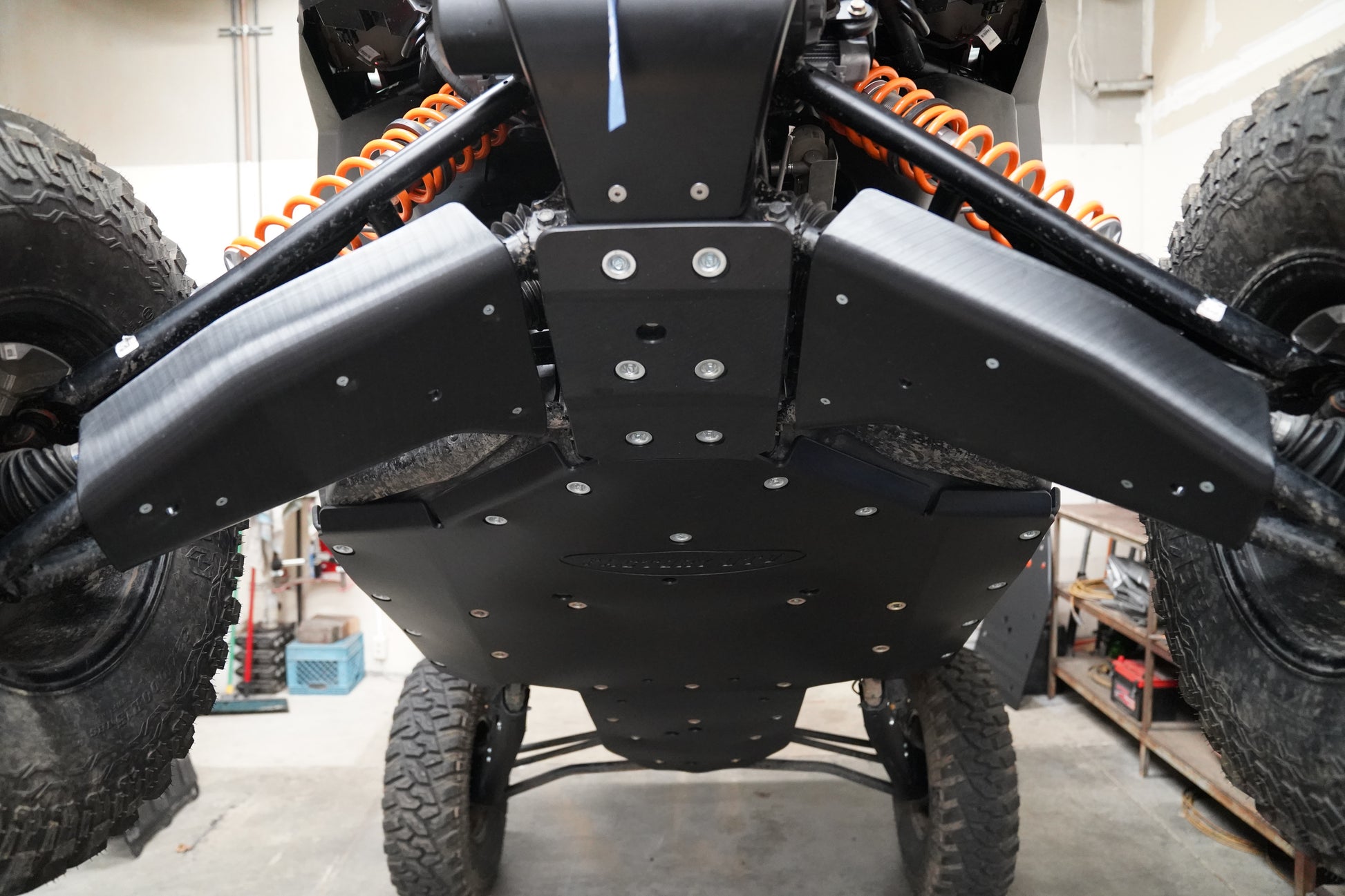 Factory UTV A-Arm Guards made from UHMW for Polaris RZR XP S 1000