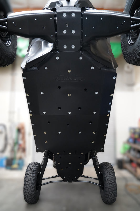 Polaris RZR XP S 4 1000 with Factory UTV UHMW Ultimate Skid Package installed