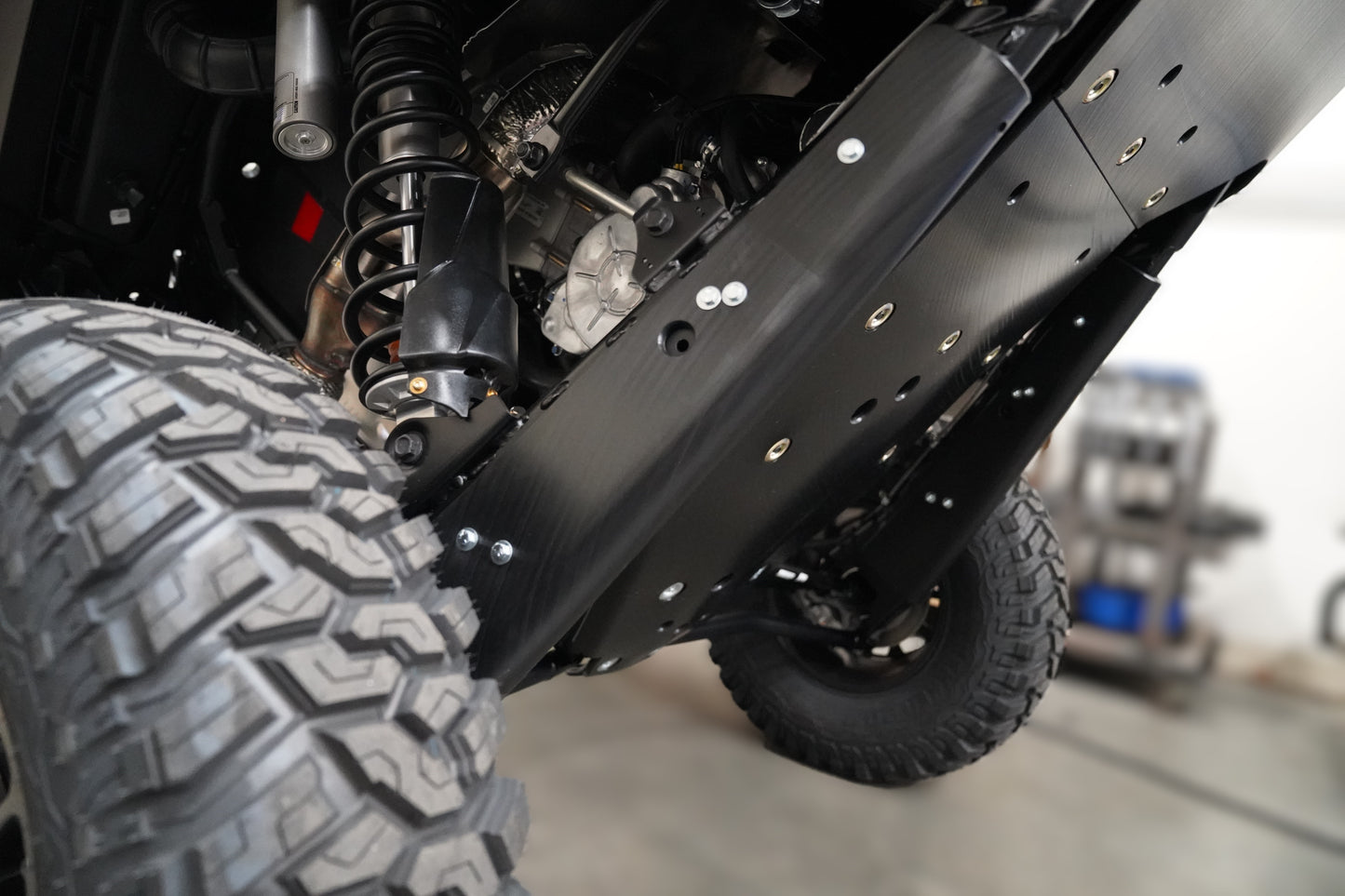 UHMW trailing arm guards for Polaris RZR XP S 4 1000