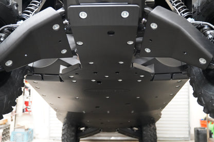 UHMW front A-Arm Guards protecting Yamaha Wolverine RMAX 4 2025+ suspension