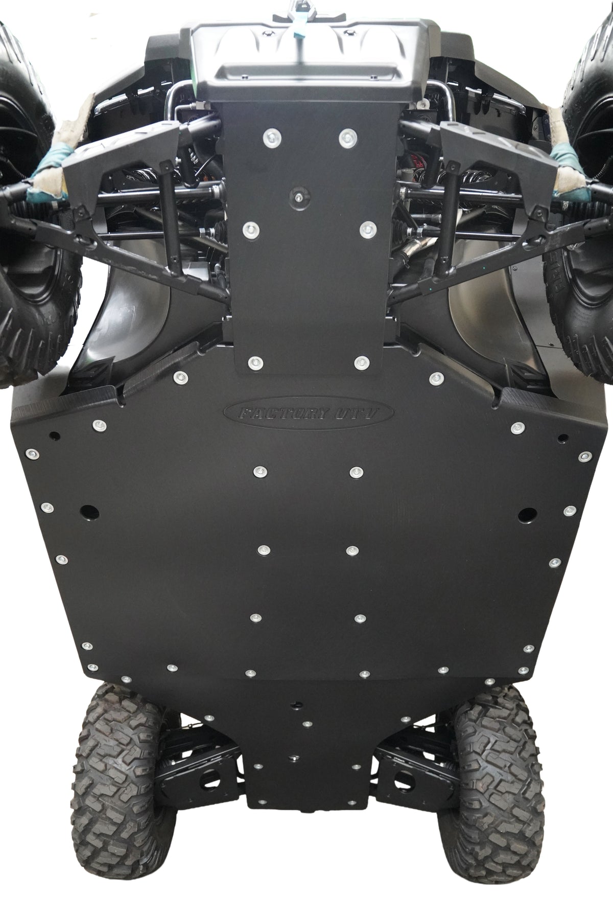 CFMOTO UFORCE U10 underbody protection with UHMW skid plate