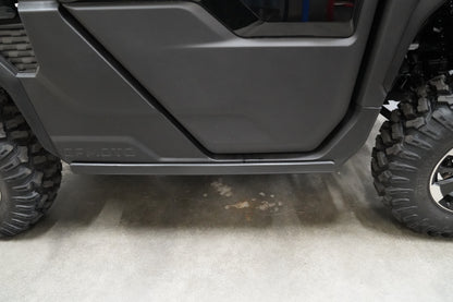 Side view of Factory UTV Rock Sliders on CFMOTO UFORCE U10