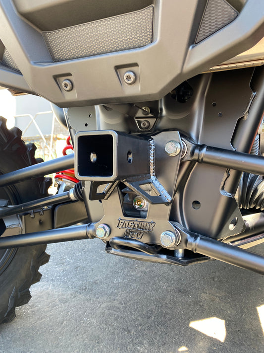Factory UTV Hitch Receiver installed on Polaris RZR XP 1000