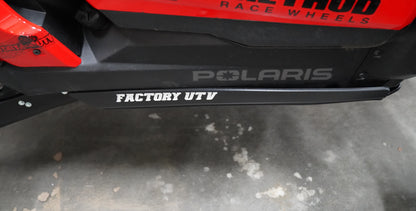 UHMW rock sliders installed on Polaris RZR XP S 1000 for side protection