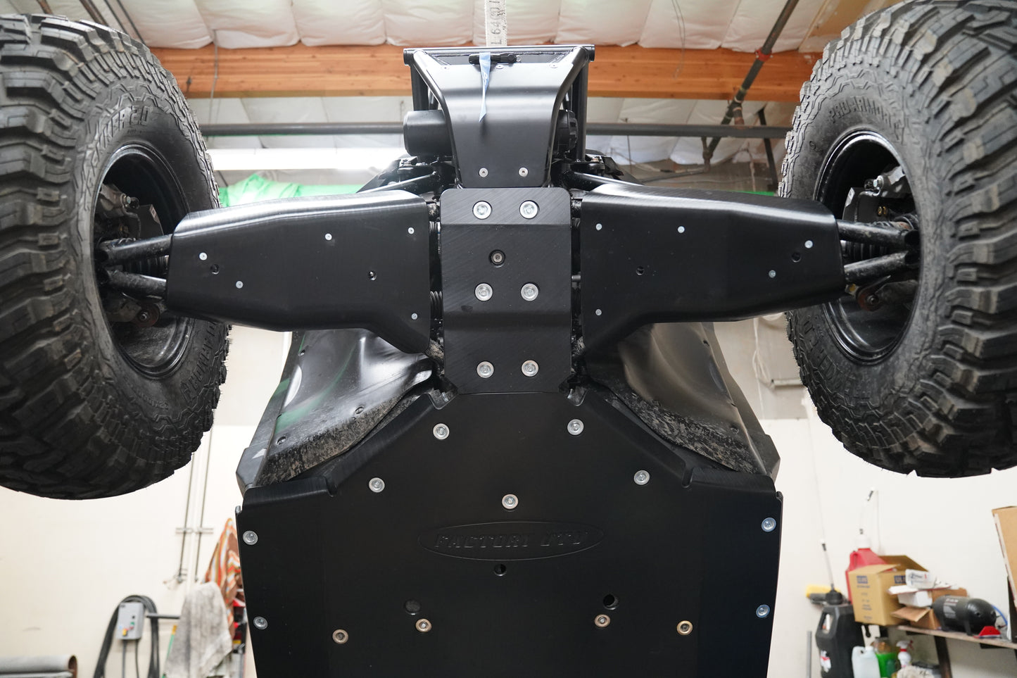 Front UHMW skid plate section from ultimate package on Polaris RZR XP S 1000