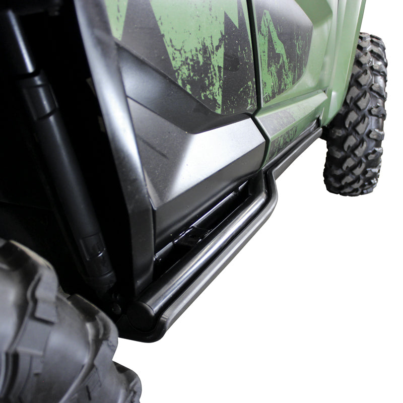 Detailed view of full protection package components on Yamaha Wolverine Compact UTV